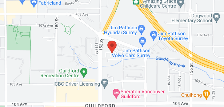 map of 145 15230 GUILDFORD DRIVE